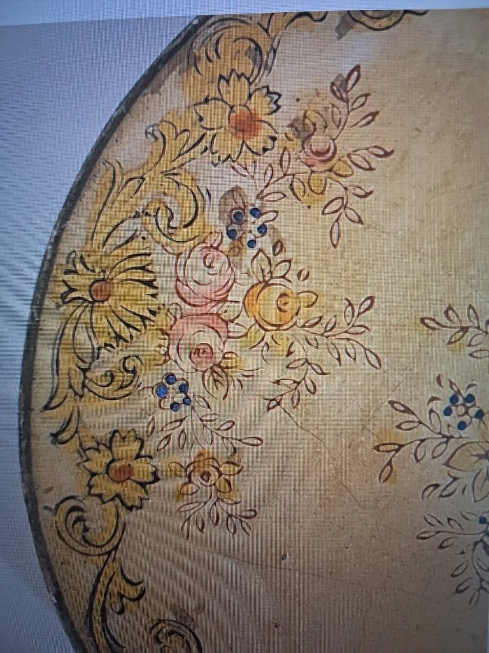 Antique Japanese Porcelain Serving Dish in Original Hand Painted Wooden Box